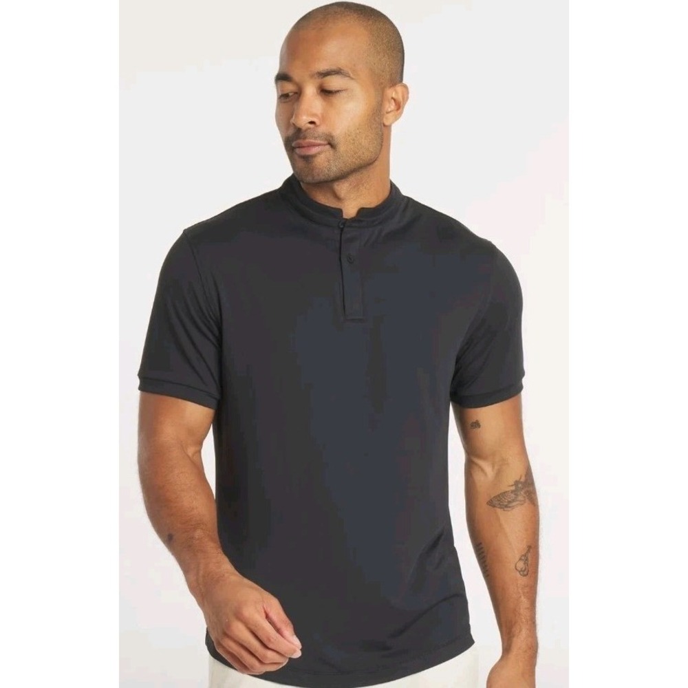 Mantra Men's Catalyst Polo XL Black Sands Golf Performance Shirt NWOT
